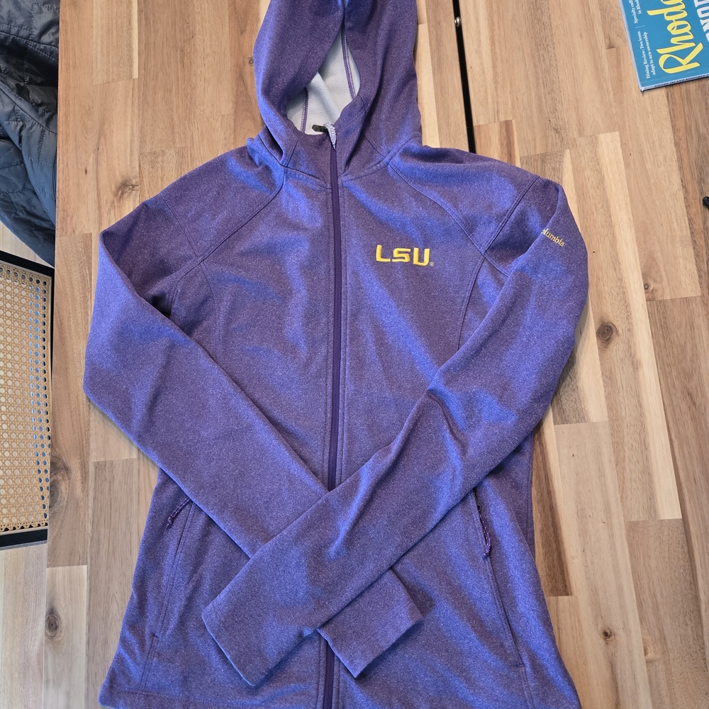 Champion LSU Purple Women's Zip Hoodie XS